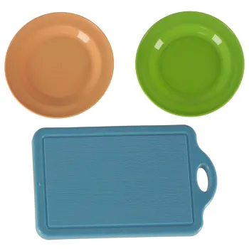 plastyczne warzywa i owoce rozdzielane na części do krojenia