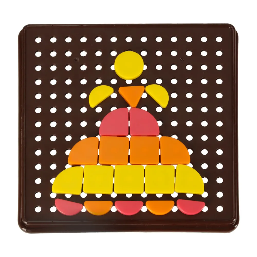 układanka 170 elementów w żywych kolorach na planszy