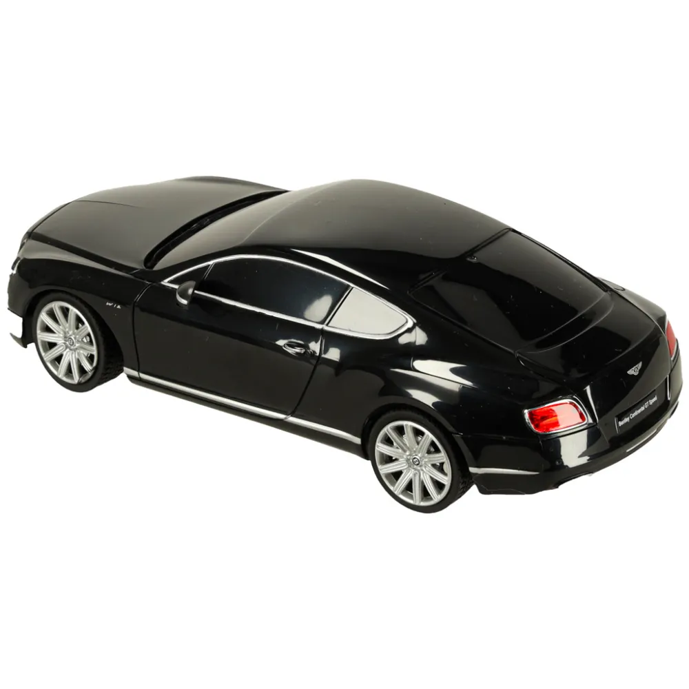 profil boczny detail nadwozia samochodu rc bentley w wersji czarnej
