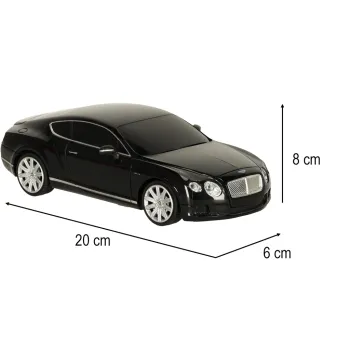 widok całościowy samochodu rc bentley continental gt 1:24 w oryginalnym opakowaniu