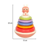 pudełko z zabawką wańka wstańka z okienkiem