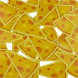 dziecko wyciąga kawałek sera z pułapki