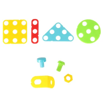 śrubokręt i klucz z zestawu konstrukcyjnego