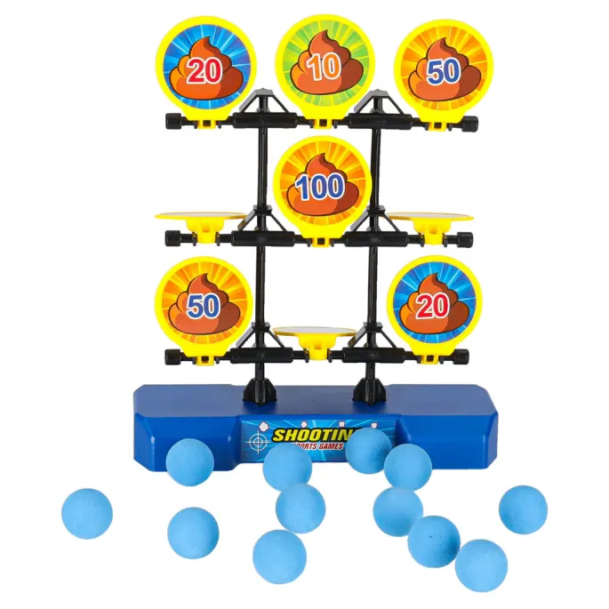 Opakowanie kartonowe z zawartością gry strzelanie do celu