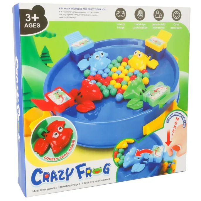 opakowanie gry głodne żabki z przyciągającą grafiką