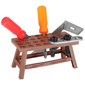 elementy zestawu majsterkowicza rozłożone przy estetycznym opakowaniu