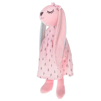 królik pluszowy 52cm jako dekoracja w pokoju