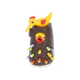 zbliżenie na kolorowe robaczki z magnesem do gry dla dzieci