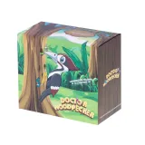 zabawka edukacyjna magnetyczna prezentująca karmienie ptaszka robaczkiem