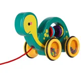 estetyczne kartonowe opakowanie zabawki żółwika na prezent