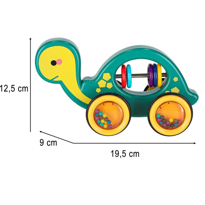 wygładzona powierzchnia elementów żółwika przyjazna dla dzieci
