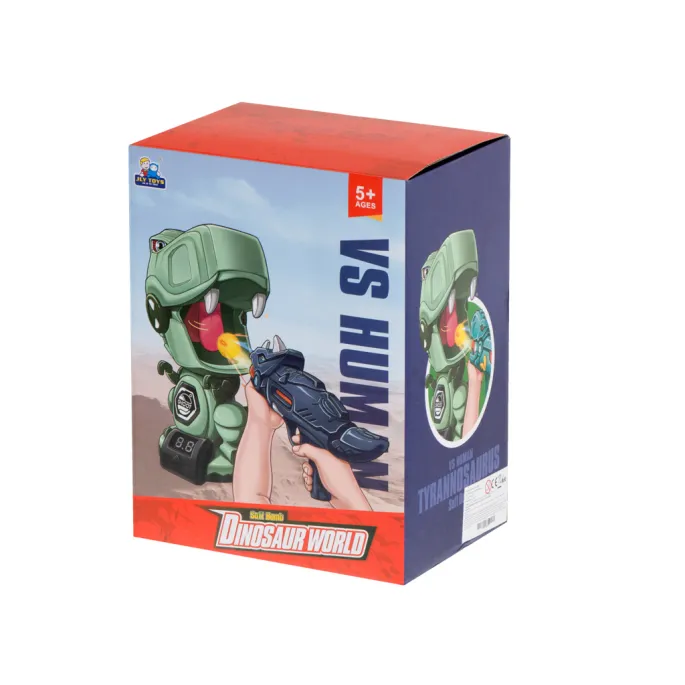 fragment dinozaura z widocznym językiem służącym jako tarcza