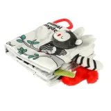 Miękki materiał książeczki z kontrastowymi wzorami