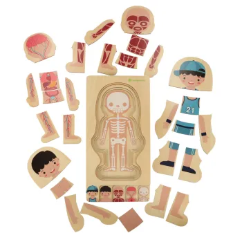 stabilna drewniana podstawa puzzli warstwowych montessori dla dzieci