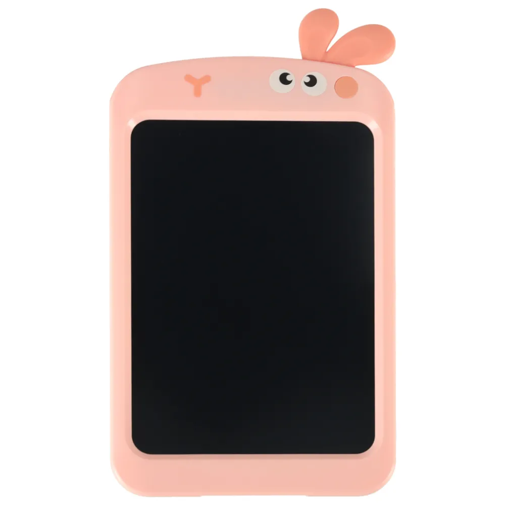 Przód różowego tabletu graficznego z wyświetlaczem lcd do rysowania