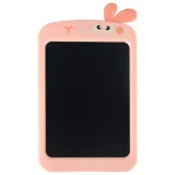 Przód różowego tabletu graficznego z wyświetlaczem lcd do rysowania