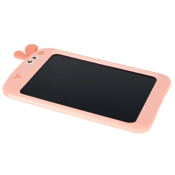 Tablet dla dzieci do zabawy i nauki pisania w formie uśmiechniętego królika