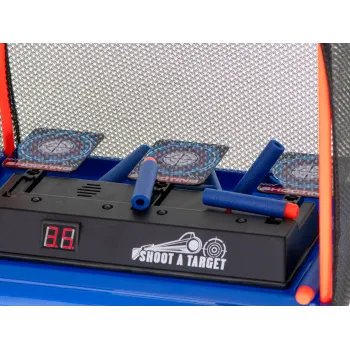 Elementy zestawu do samodzielnego montażu siatki przy tarczy