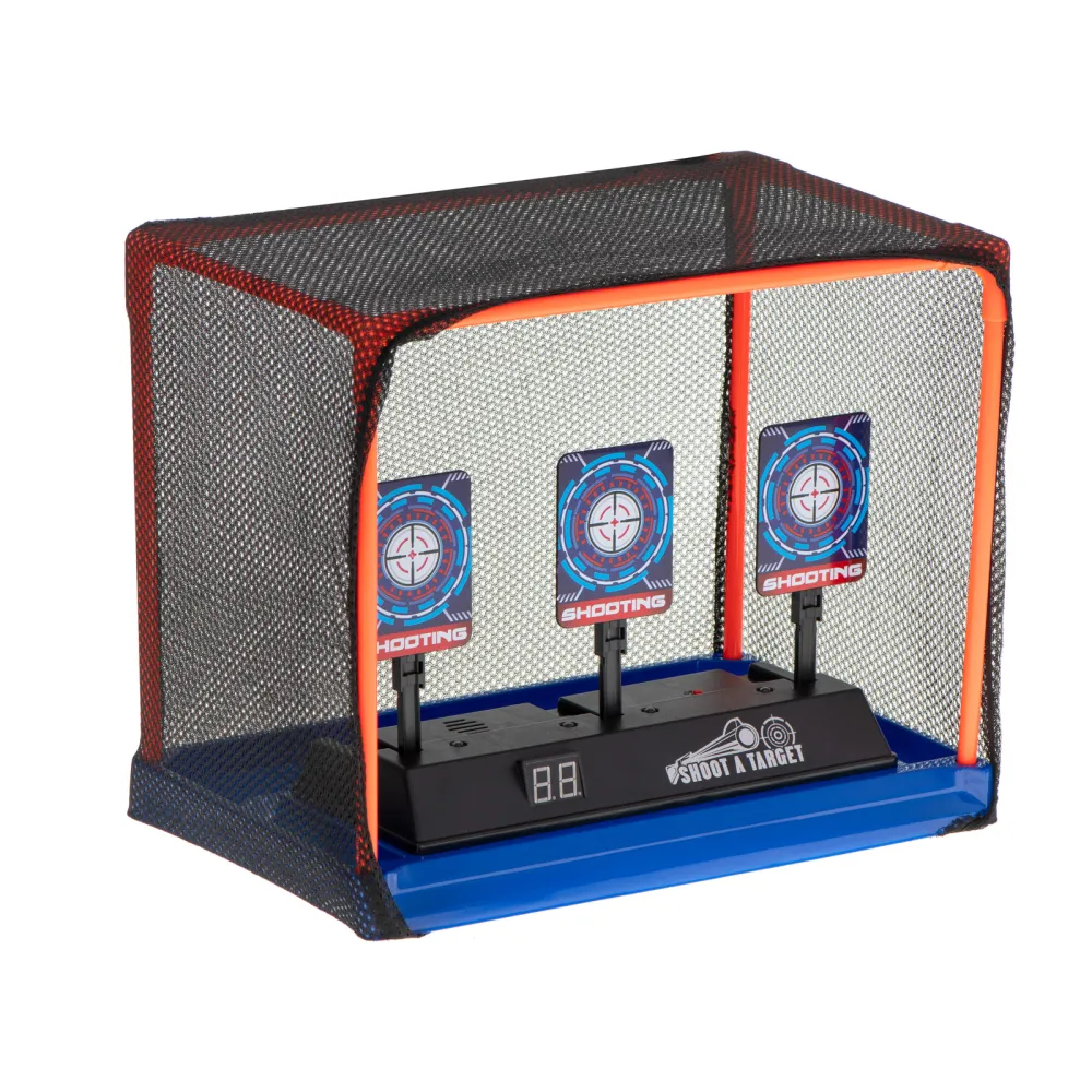 Prezentacja tarczy podczas zabawy z lekkimi kulkami