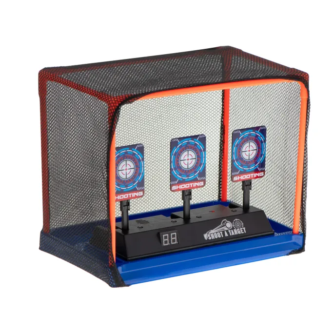 Prezentacja tarczy podczas zabawy z lekkimi kulkami