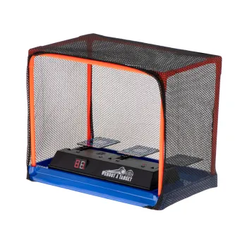 Tarcza elektroniczna z trzema przewracającymi się celami