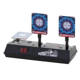 Tarcza elektroniczna z podniesionymi celami przed nową rundą