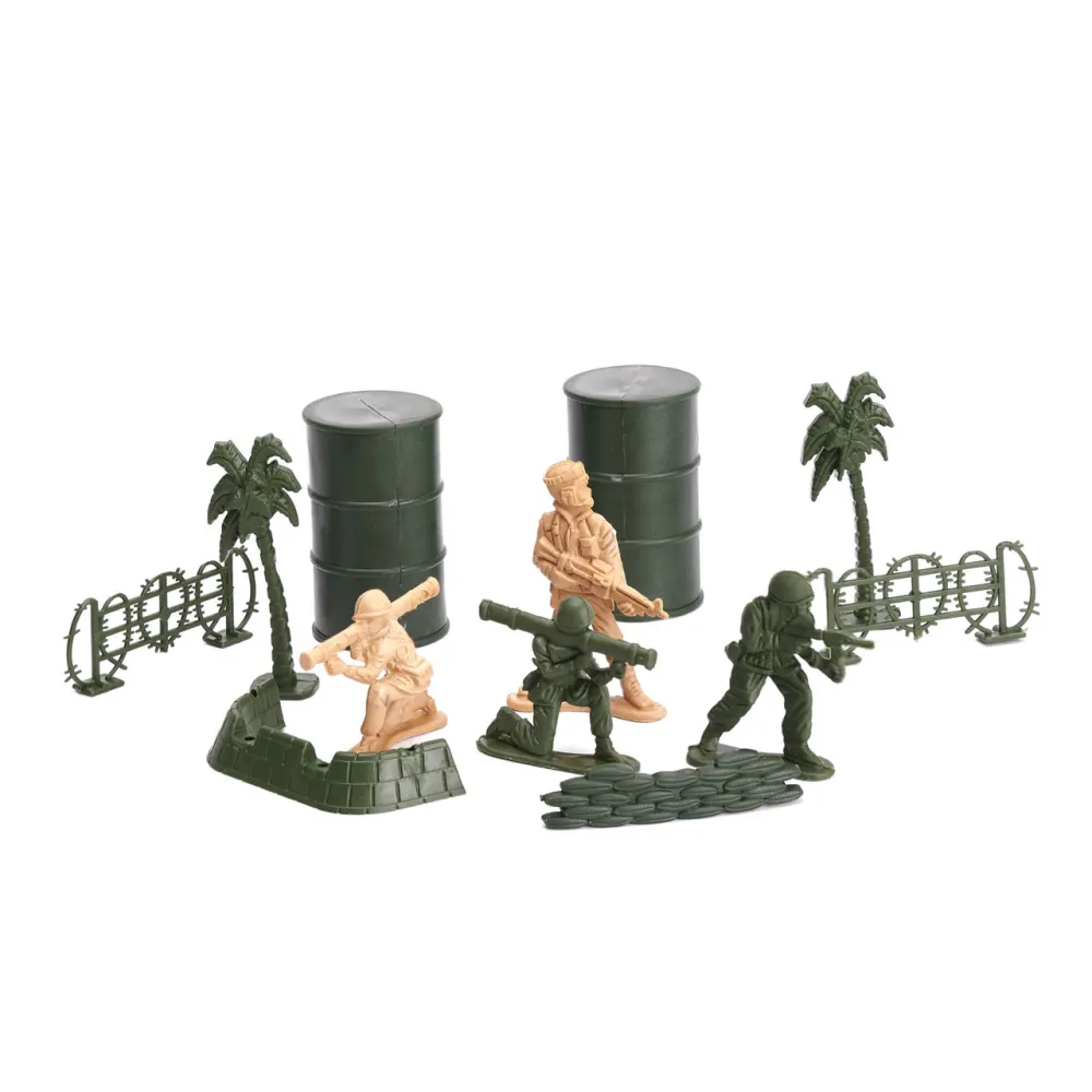 zestaw do odgrywania tematycznych scenek bitewnych dla dzieci