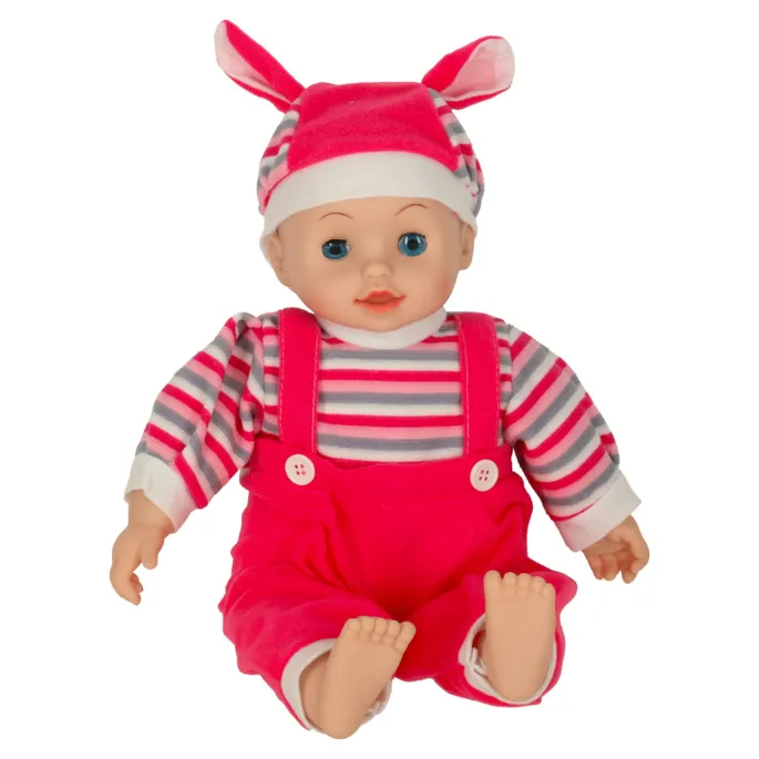 Detal ruchomych oczu lalki Maja w zbliżeniu