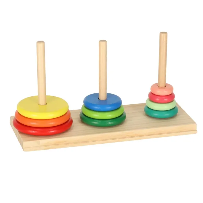 piramida z wyraźnie widocznymi tęczowymi krążkami