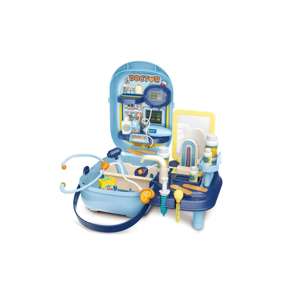zestaw lekarza z akcesoriami 34 elementy w walizce