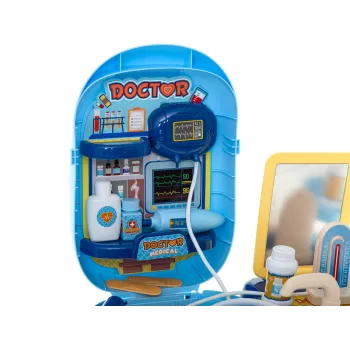 widok wszystkich akcesoriów medycznych z zestawu