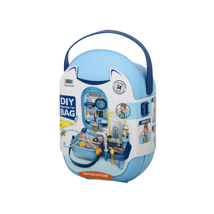 półeczki w walizce do porządkowania akcesoriów lekarskich