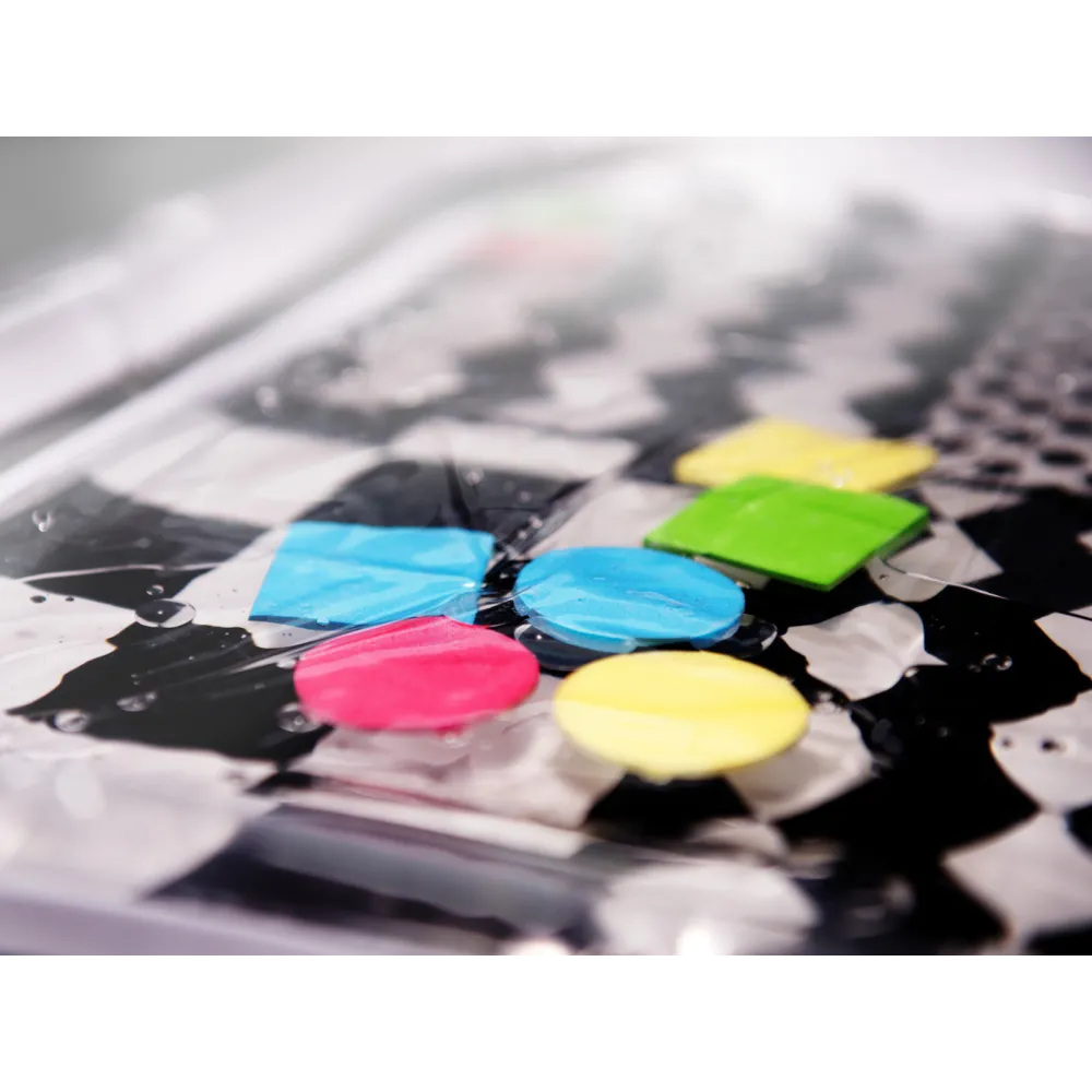 Mata wodna sensoryczna dla niemowląt w wersji czarno-białej XXL