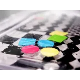 Mata wodna sensoryczna dla niemowląt w wersji czarno-białej XXL