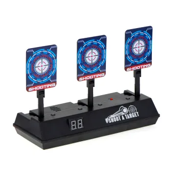 Tarcza do strzelania do wyrzutni karabinu elektroniczna strzelnica 3 cele licznik cyfrowy