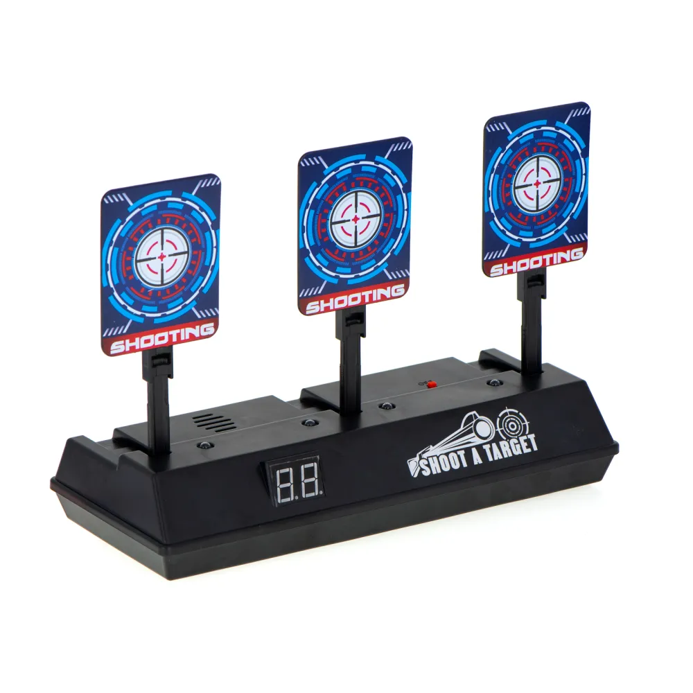 zbliżenie na licznik cyfrowy tarczy do strzelania