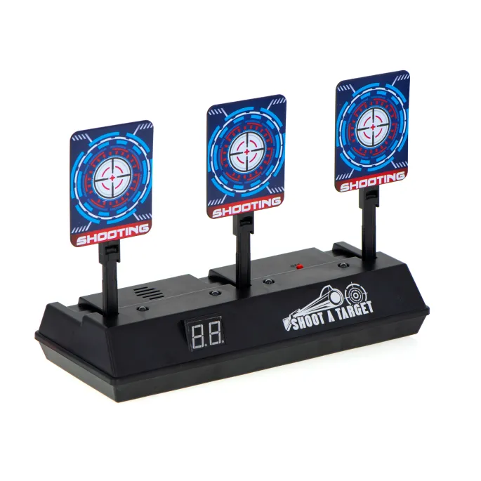 zbliżenie na licznik cyfrowy tarczy do strzelania