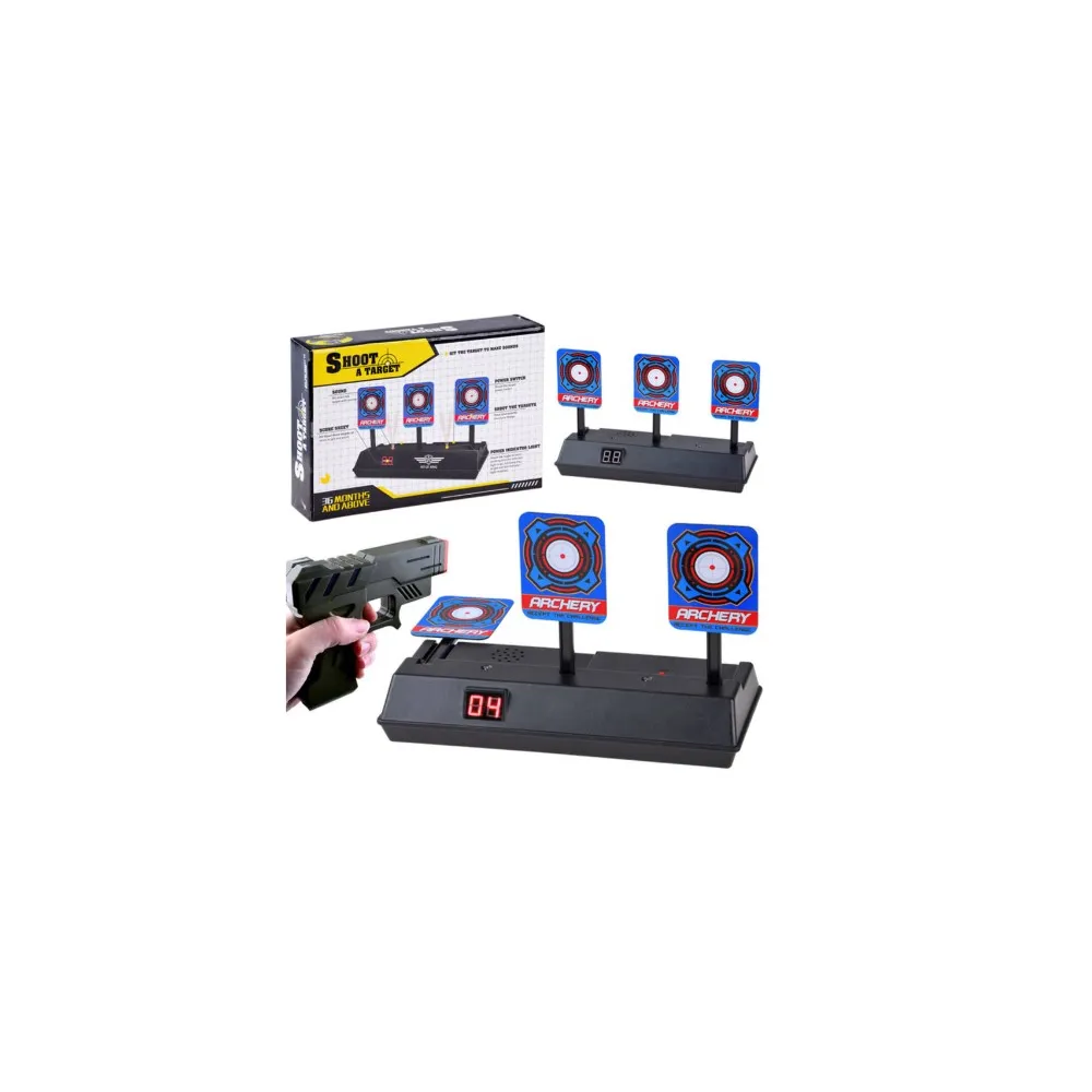 kompaktowa tarcza do strzelania ze złożonymi celami