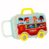 kolorowe śrubki i klocki do skręcania na tablicy konstrukcyjnej