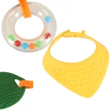 lisek sensoryczny z gryzakiem w formie bandany na szyi