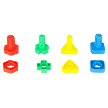 pojedynczy klocek konstrukcyjny na zbliżeniu prezentujący fakturę