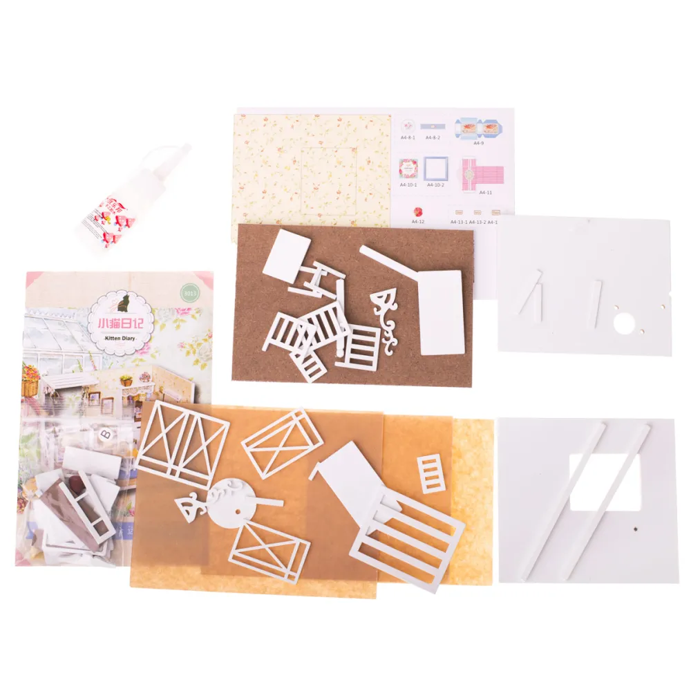 detal lampki led w drewnianym domku retro