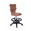 Krzesło obrotowe Alta - rozmiar 3 z podnóżkiem, brązowa R1