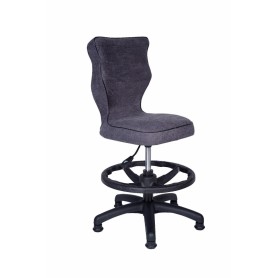 Krzesło obrotowe Alta rozmiar 3 z podnóżkiem, grafitowe R1