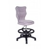 Krzesło obrotowe Alta rozmiar 3 z podnóżkiem jasna szara R1
