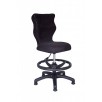 Krzesło obrotowe Alta - rozmiar 4 z podnóżkiem, czarna R1