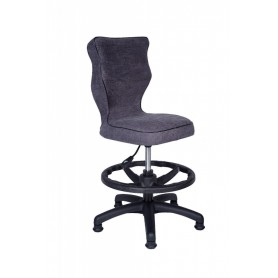 Krzesło obrotowe Alta - rozmiar 4 z podnóżkiem grafitowa R1