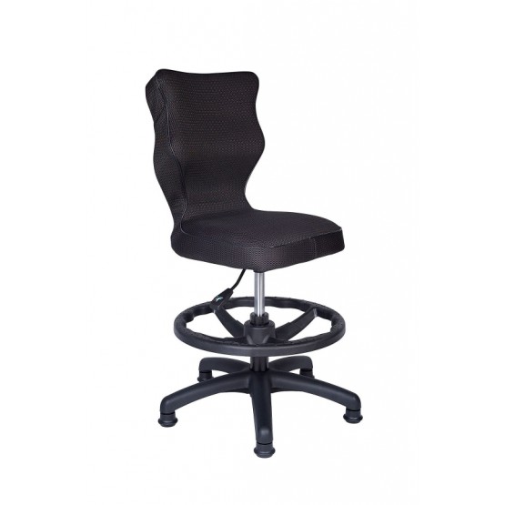 Krzesło obrotowe Rapid roz 4 z podnóżkiem lamówka czarna R1