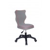 Krzesło obrotowe Luka - rozmiar 4, lamówka czerwona R1