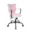 Krzesło obrotowe Lavre – roz 6, stelaż czarny, różowy R1